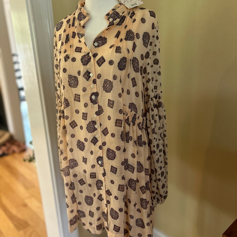 NWT Free People Tea Combo Women’s Mini Dress - Picture 13 of 16